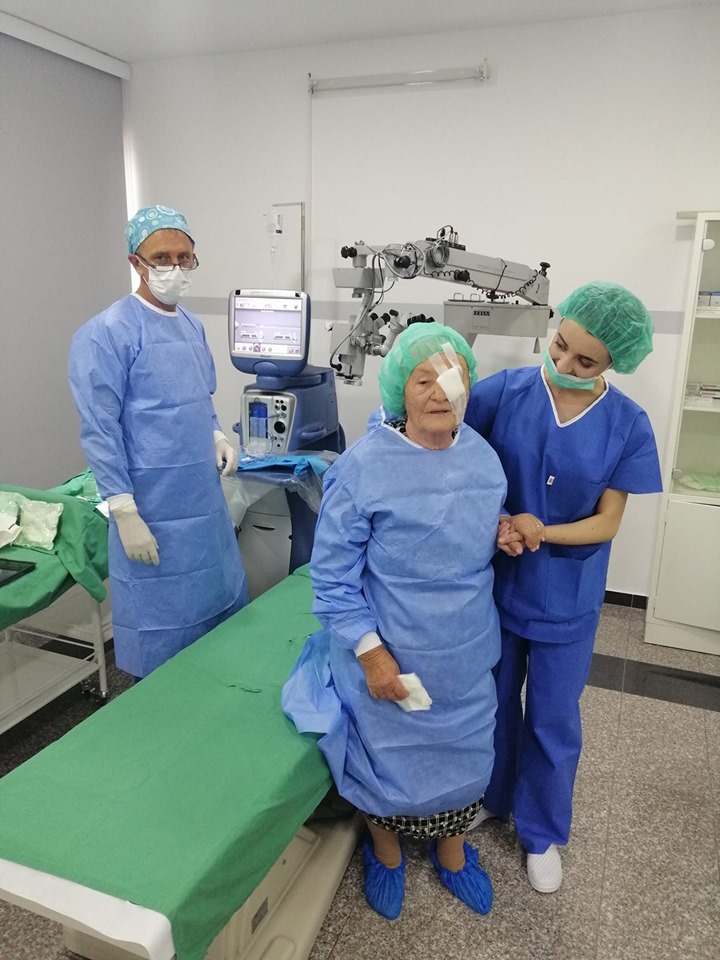 Prva operacija katarakte u poliklinici